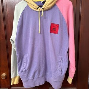 Teddy Fresh Pastel Colorblock Hoodie